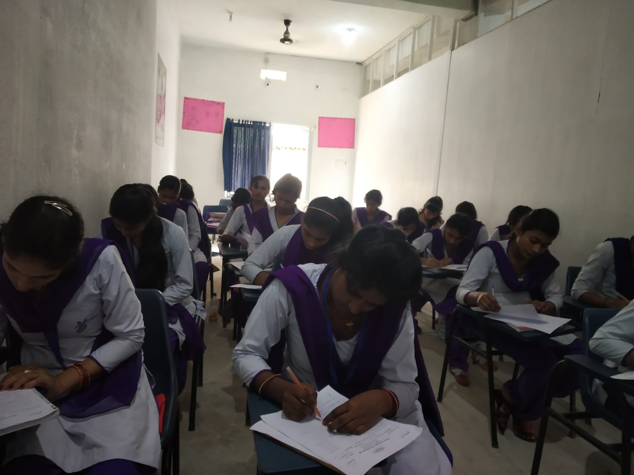 Female students training
